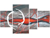 120CM 70 OBRAZ 4 ELEM TANIEC TONI ŚCIENNY