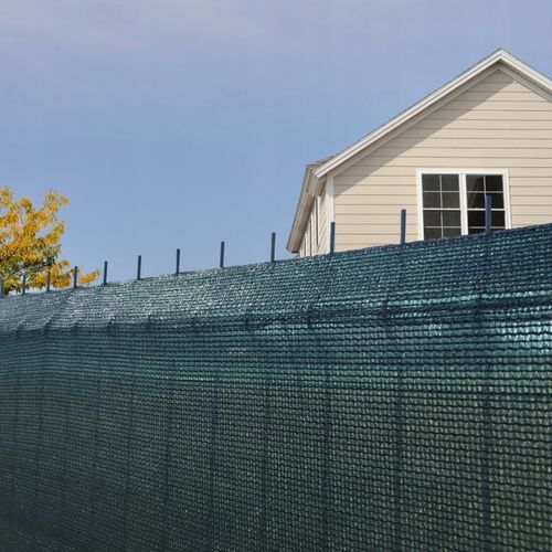 SIATKA CIENIUJĄCA 90% 1,5x50m MATA OSŁONOWA NA PŁOT OGRODZENIE + OPASKI 200 na Arena.pl