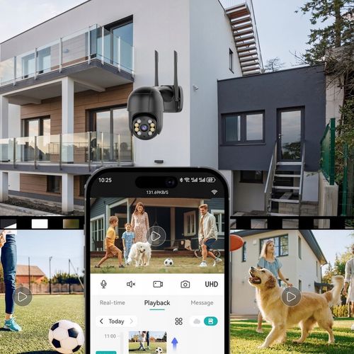 KAMERA WIFI IP SMART OBROTOWA 4MP QUAD HD MONITORING ZOOM 4X DETEKCJA ICSEE na Arena.pl