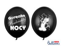 balony 6szt  fi-30  GORĄCZKA PANIEŃSKIEJ NOCY