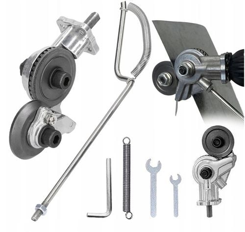 ADAPTER DO CIĘCIA BLACHY NA WIERTARKĘ WKRĘTARKĘ UNIWERSALNE NOŻYCE DO na Arena.pl