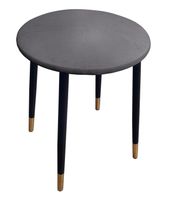 Taboret TRIX AL11 szary podstawa czarna/złota