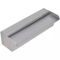 Fontanna/wodospad do basenu, prostokątny, stal nierdzewna, 30 cm