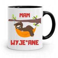 Kubek Czarny Śmieszny Zabawny Mam Wyje*Ane Z Nadrukiem Ze Zdjęciem