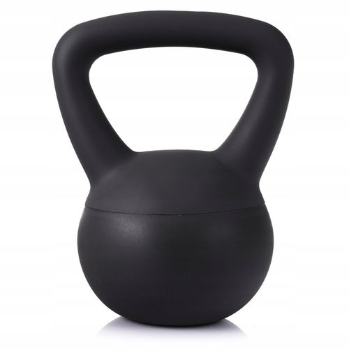 Hantla do Ćwiczeń FIZYO Ciężarek Odważnik Kula Kettlebell Miękki Czarny 4kg na Arena.pl