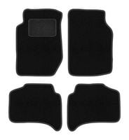 Dywaniki welurowe LUX czarne do Kia Sportage I 1995-2004 z mocowaniami