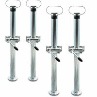 17334 PODPORY DO PRZYCZEPY LAWETY 4SZT KOMPLET 70CM BITUXX MOCNE STAL