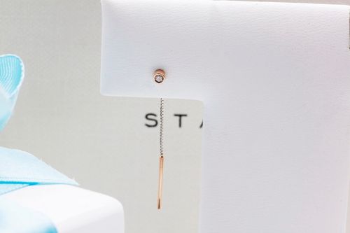 Emaga Złote kolczyki KRD2007 - Diament na Arena.pl