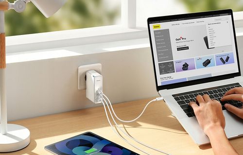 GaN5 ŁADOWARKA SIECIOWA 140W 2x USB C USB BASEUS na Arena.pl