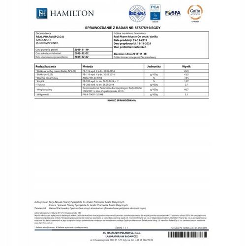 Real Pharm MUSCLE ON 1000g Czekoladowy na Arena.pl