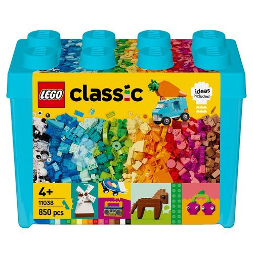 DUŻY ZESTAW PUDEŁKO klocków LEGO CLASSIC DLA DZIECI KREATYWNYCH 850el na Arena.pl
