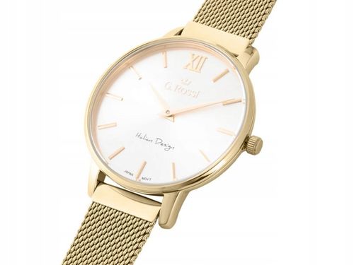 Złoty damski klasyczny zegarek na bransolecie elegancki modny na prezent na Arena.pl