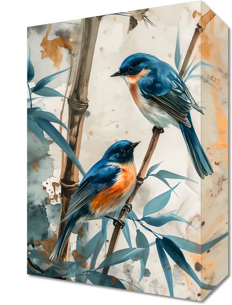 Obraz 20x30cm Trzy Ptaki zdjęcie 1