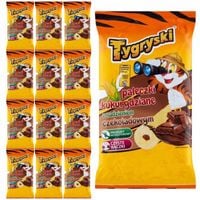 Tygryski Pałeczki kukurydziane z nadzieniem czekoladowym 60 g x 12 sztuk