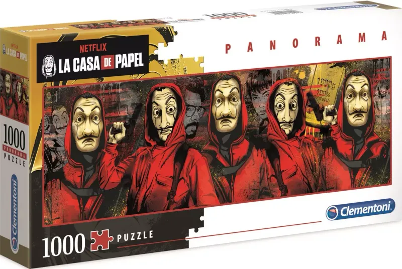Puzzle 1000 elementów. Panorama Dom z papieru zdjęcie 1