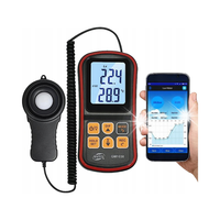 LUKSOMIERZ ŚWIATŁOMIERZ MIERNIK NATĘŻENIA ŚWIATŁA LUXOMETR BLUETOOTH TESTER