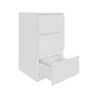 Komoda biała AVEN 40 cm z 3 szufladami różne kolory DARMOWA DOSTAWA