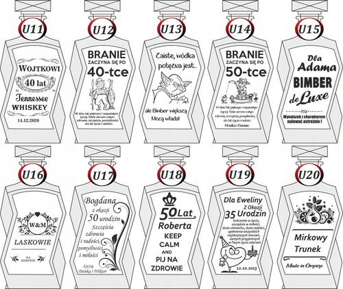 Zestaw Karafka na 18 30 40 50 Urodziny PREZENT na Arena.pl