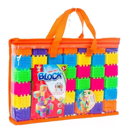 PRZESTRZENNE KLOCKI KONSTRUKCYJNE WAFLE 182 szt. na Arena.pl