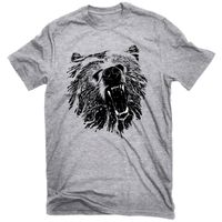 KOSZULKA Z NADRUKIEM BEAST MODE, SZARA, ROZ. S