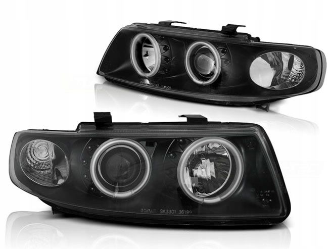 REFLEKTORY LAMPY DO SEAT LEON TOLEDO Od 1999 Do 2004 CCFL Żarówki H1 GRATIS zdjęcie 2