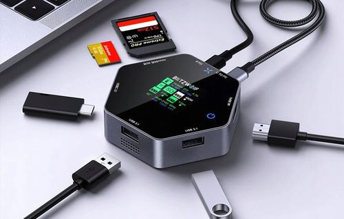 Blitzwolf BW-TH16 Stacja Dokująca HUB 8w1 USB-C PD 100W HDMI 4K Chłodzenie na Arena.pl