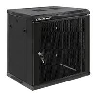 Qoltec Szafa RACK 19" | 12U | 450 x 600 x 635 | Perforowane drzwi