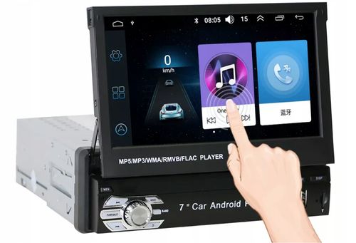 Radio samochodowe 1DIN MULTIMEDIALNE 7 cali ANDROID 12 BT kamera na Arena.pl