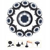 Lampa Solarna Ogrodowa 8 Led Gruntowa Wbijana Lampki Najazdowe 12X Sztuk
