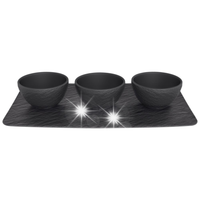 Villeroy&Boch Zestaw do dipów Manufacture Rock 4 elementy
