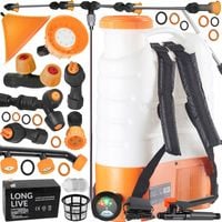 OPRYSKIWACZ AKUMULATOROWY ELEKTRYCZNY PLECAKOWY Ogrodowy 16L ZESTAW MP0350