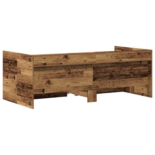 Rama leżanki z szufladami Stare drewno 100 x 200 cm na Arena.pl