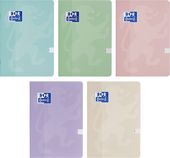 Zestaw zeszyt Oxford Touch pastel A5 60 kartek w kratkę - 5 szt.