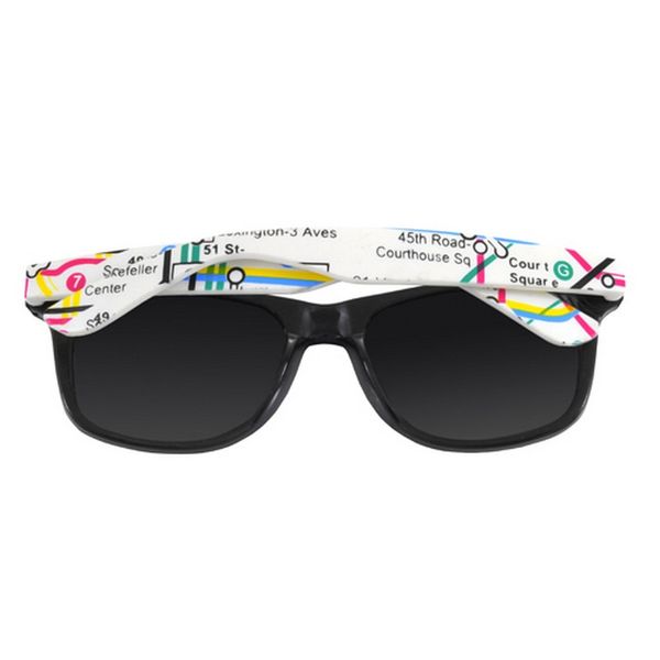 Okulary wayfarery NERDY kujonki - MAPA zdjęcie 2