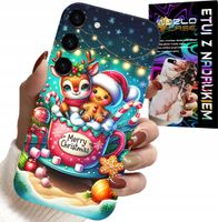 ETUI DO SAMSUNG GALAXY S23 PLUS - RENIFER Z PIERNIKIEM MERRY CHRISTMAS