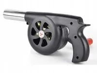 Dmuchawa ręczna do rozpalania grilla pieca kominka ogniska bbq mocna