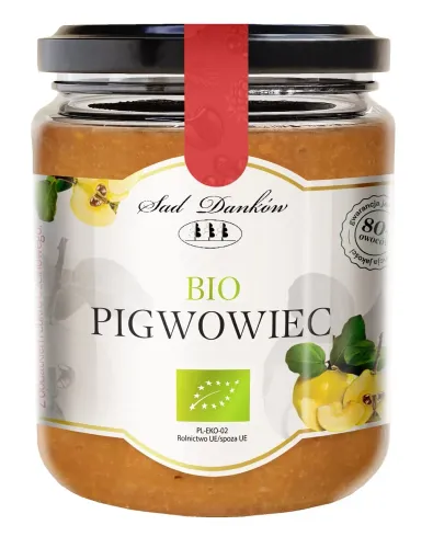 Pigwowiec 80 % Z Cukrem Trzcinowym BIO 250 g - SAD DankÓw na Arena.pl