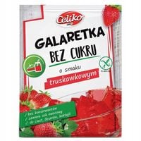 GALARETKA TRUSKAWKOWA TRUSKAWKA 14g BEZ CUKRU GLUTENU Celiko