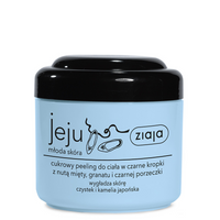 Ziaja Jeju Cukrowy peeling do ciała czarne kropki