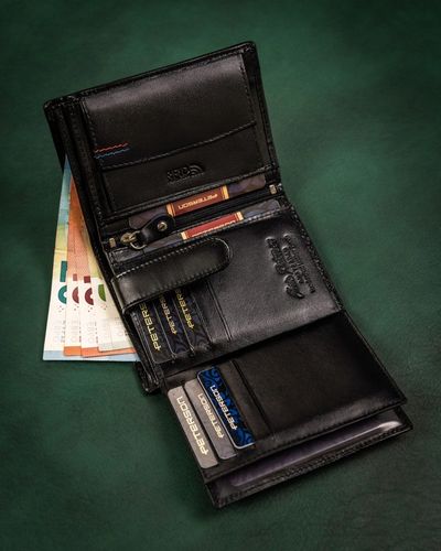 PETERSON portfel skórzany męski RFID antykradzieżowy skóra na Arena.pl