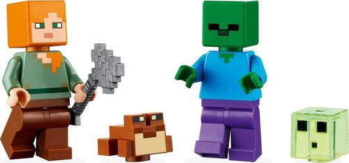 KLOCKI LEGO | MINECRAFT 21240 PRZYGODA NA MOKRADŁACH DLA DZIECKA + TORBA na Arena.pl