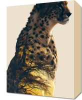 Obraz 30x40cm Gepard Duch Sawanny