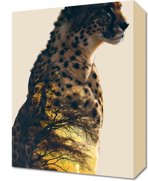 Obraz 30x40cm Gepard Duch Sawanny zdjęcie 1