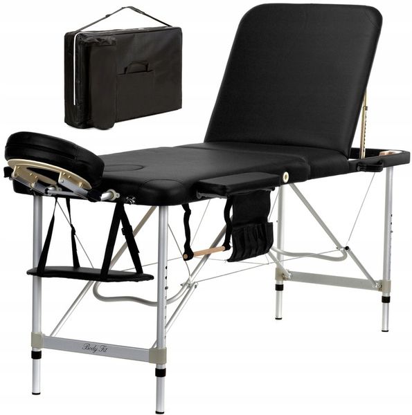 STÓŁ ŁÓŻKO DO MASAŻU 3 SEGMENTY ALU BODYFIT +TORBA zdjęcie 1