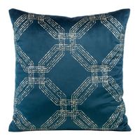 POSZEWKA WELUR VELVET SYMETRYCZNA 45X45 GRANATOWA