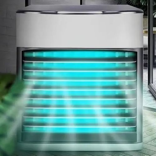 PRZENOŚNY MAŁY KLIMATYZER USB NA WODĘ i LÓD 3W1 KLIMATOR DO DOMU WENTYLATOR na Arena.pl