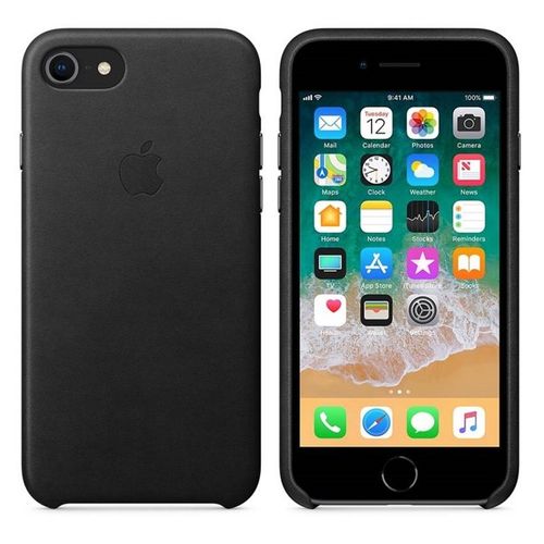Etui skórzane do iPhone 7 i 8 Czarne na Arena.pl