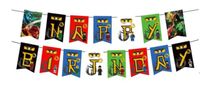 Baner Happy Birthday Ninjago, 230 cm