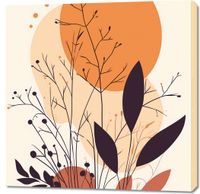 Obraz 90x90cm O Zachodzie Wieczorem