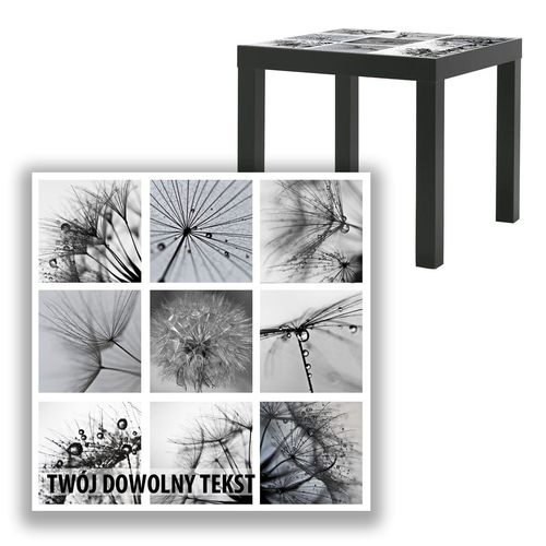 BLAT SZKLANY IKEA LACK Dmuchawiec z Twoim napisem 55x55cm 058b na Arena.pl